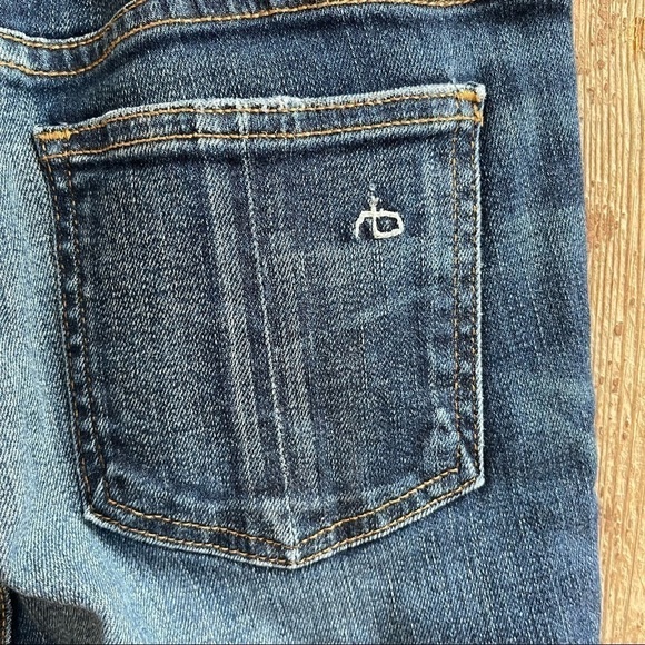 NWOT Rag‎ & Bone Justine Highrise Skinny Distressed Raw Hem Women's Size 24 - Picture 6 of 10